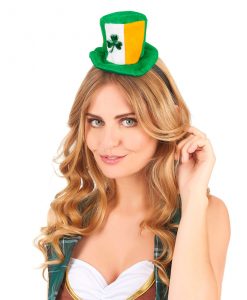 Chapeau Melon En Velours De Luxe Paddy'S Day, Motif Trèfle Irlandais chez  Deguiz…